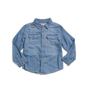 LEVIS Vintage Stone Toddler Boys Western Denim Shirt